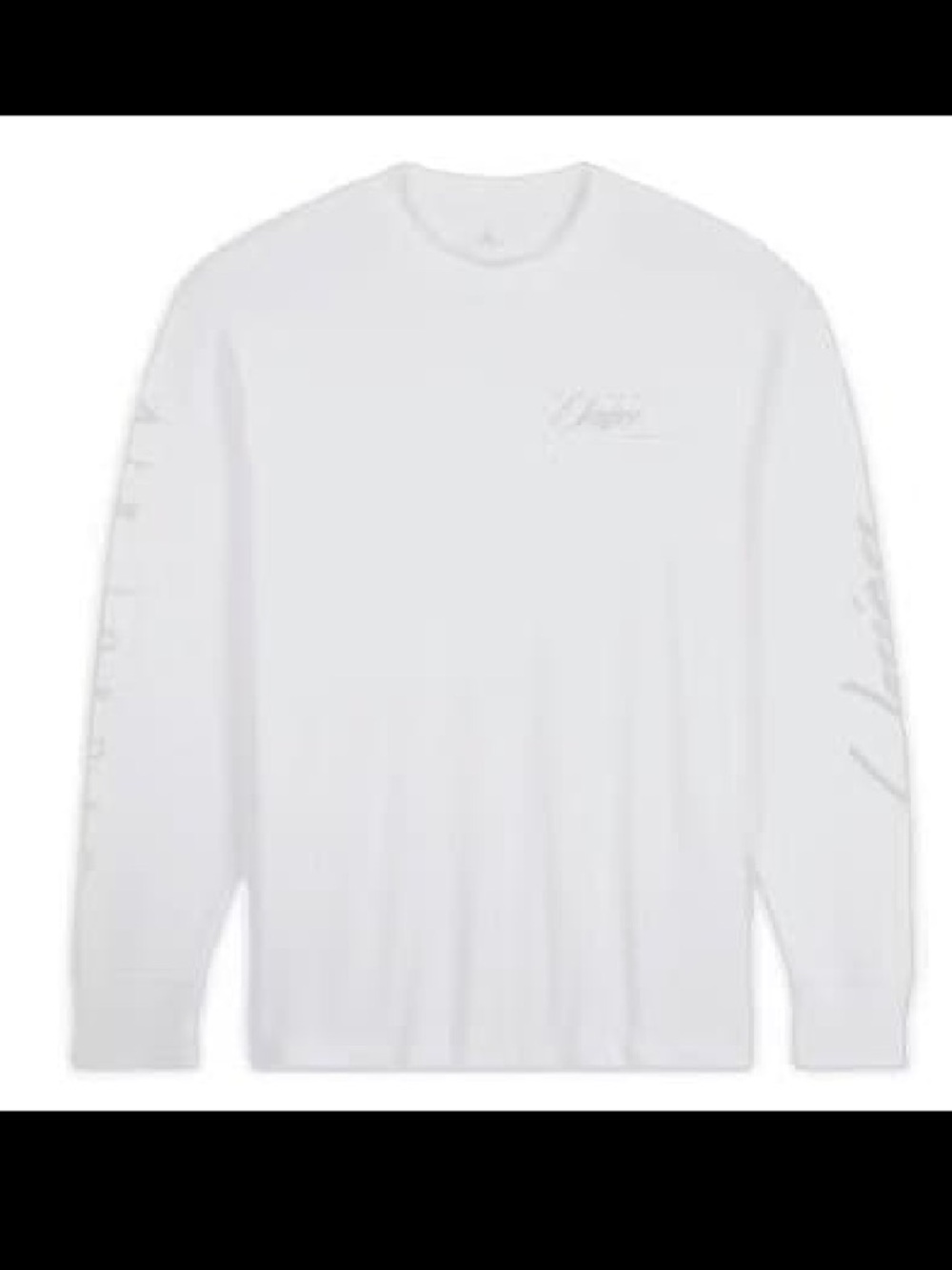Jordan x Union MJ Grey Haze Long Sleeve Tee